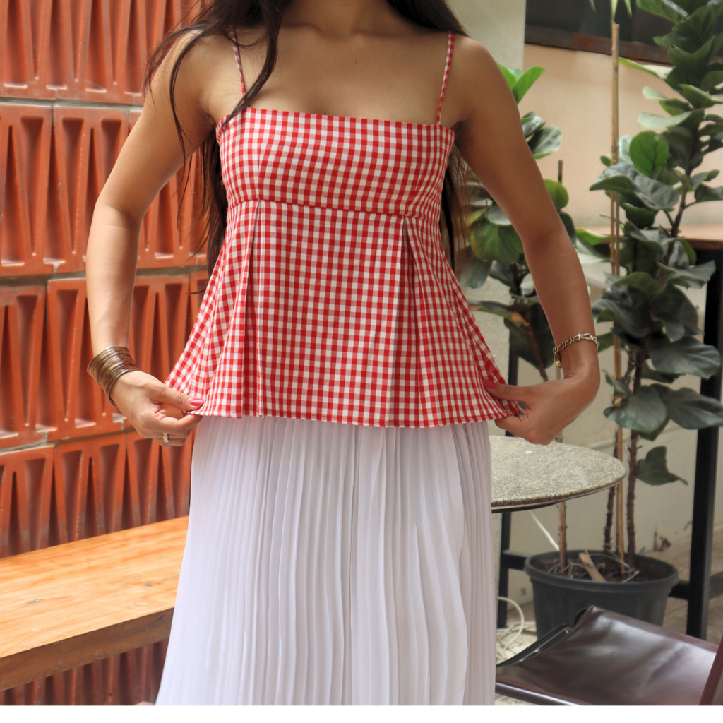 Gingham top